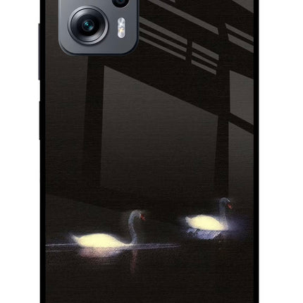 Silent Swans Redmi K50i Glass Case