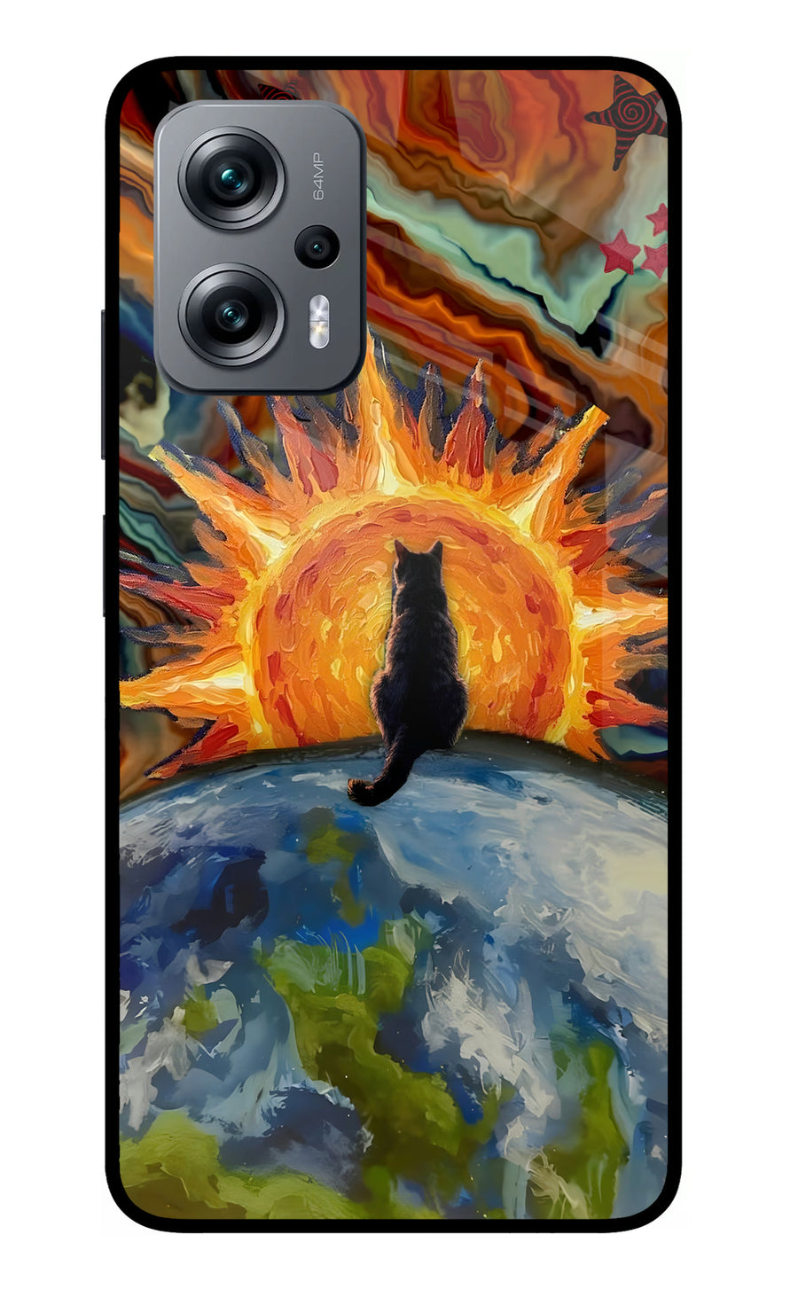 Sunrise Beyond Redmi K50i Back Cover, Glass case