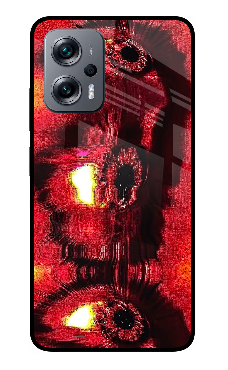 Fire Eye Redmi K50i Back Cover, Glass case