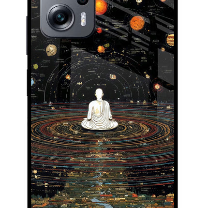 Space Monk Redmi K50i Glass Case