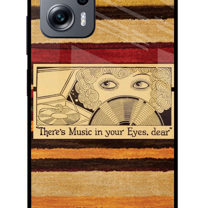 Vinyl Stripes Redmi K50i Glass Case