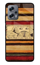 Vinyl Stripes Redmi K50i Glass Case