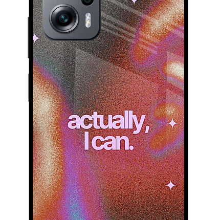 Pink Aura Redmi K50i Glass Case