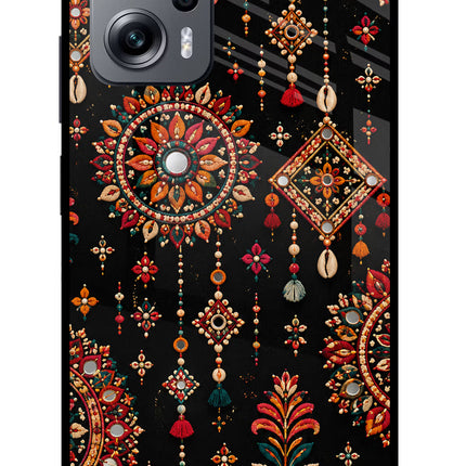 Boho Noir Redmi K50i Glass Case