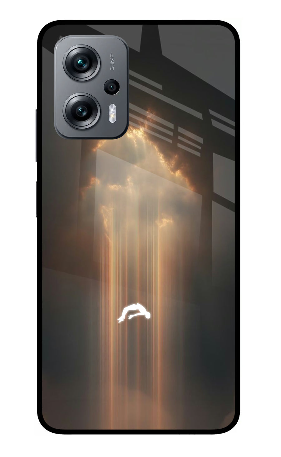Heavenly Beam Redmi K50i Back Cover, Glass case
