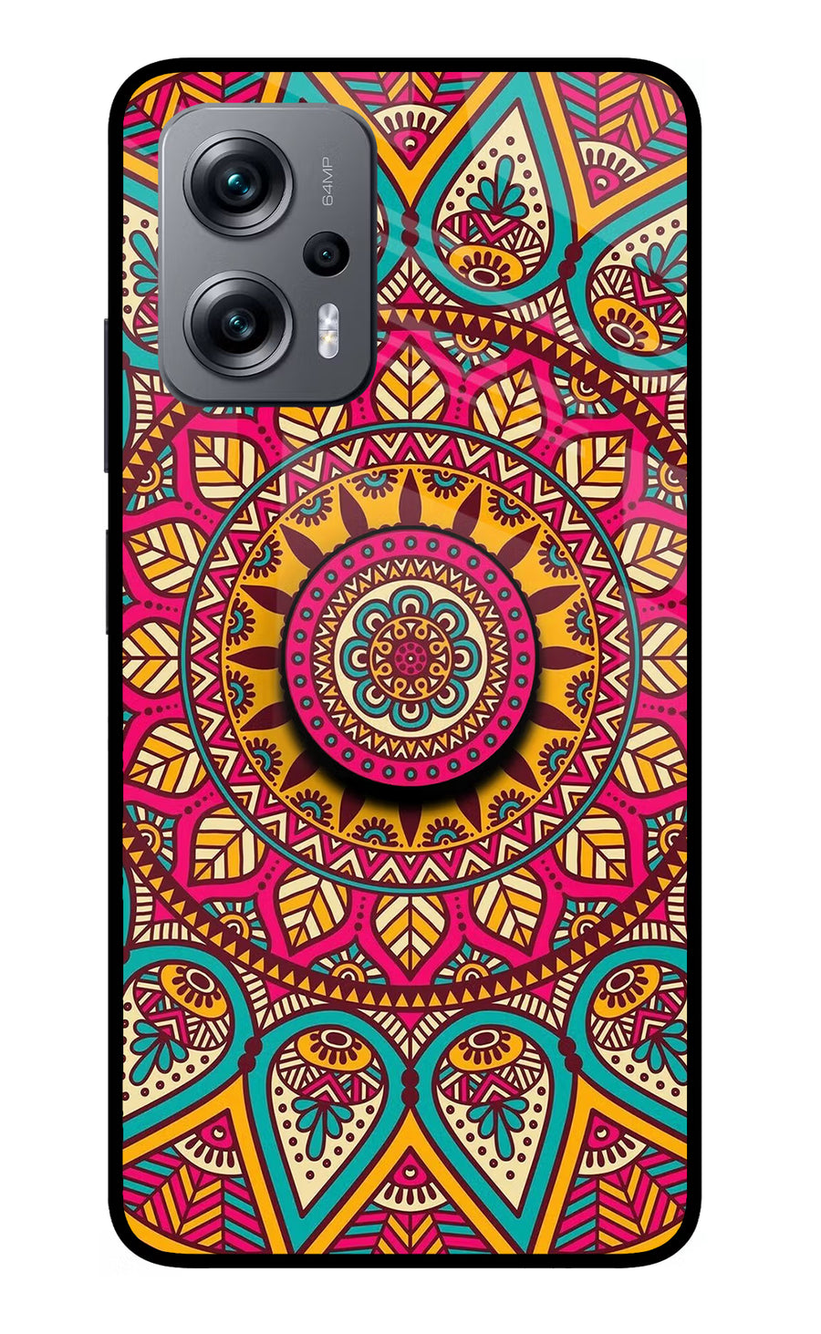 Mandala Redmi K50i Pop Case, Glass case