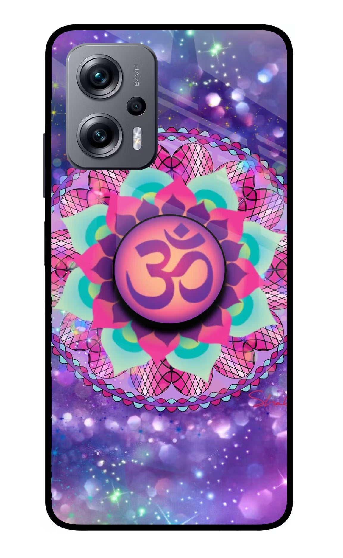 Om Purple Redmi K50i Pop Case by Casekaro