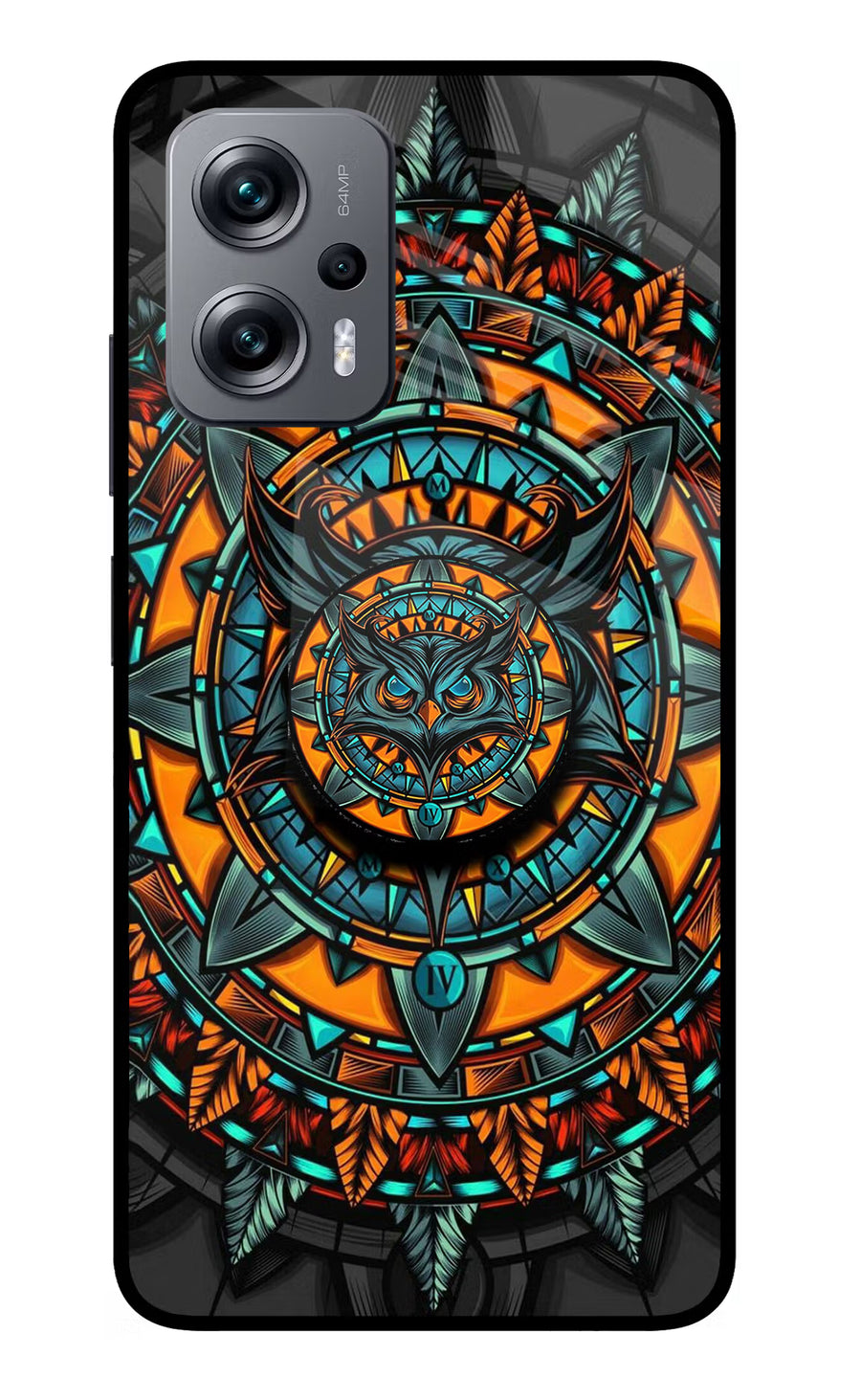 Angry Owl Redmi K50i Pop Case, Glass case