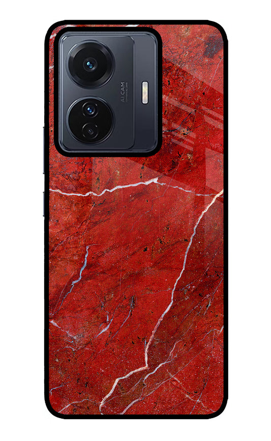 Red Marble Design Vivo T1 Pro 5G Glass Case