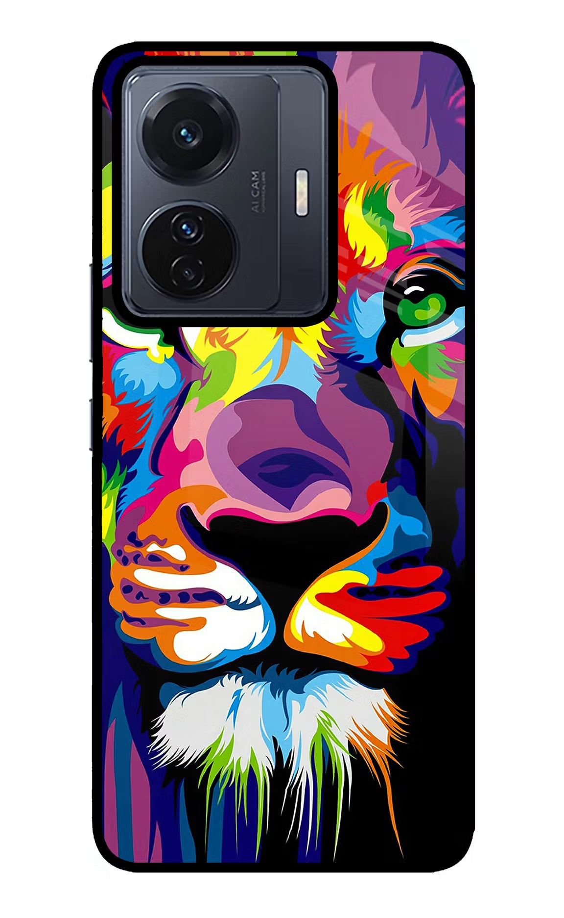 Lion Vivo T1 Pro 5G Glass Case Back Cover by Casekaro