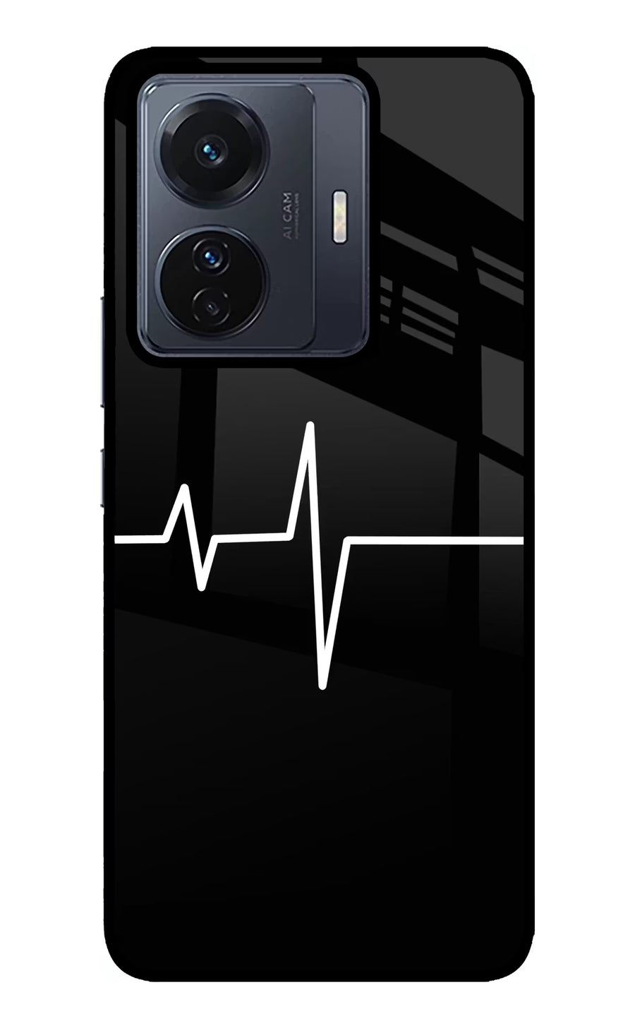 Heart Beats Vivo T1 Pro 5G Back Cover, Glass case