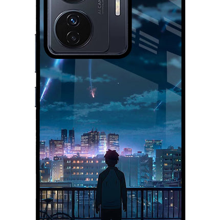 Anime Vivo T1 Pro 5G Glass Case Back Cover by Casekaro