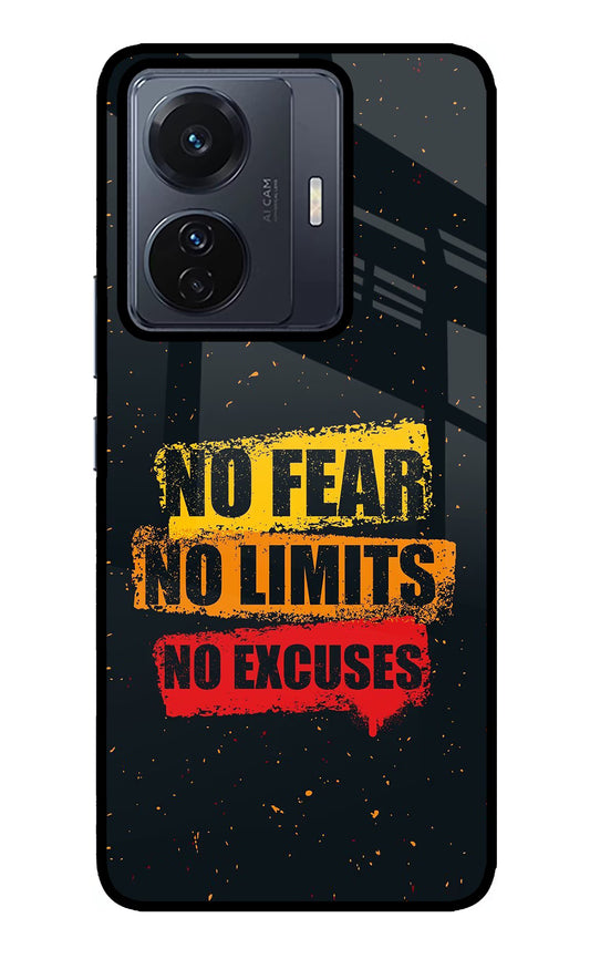 No Fear No Limits No Excuse Vivo T1 Pro 5G Glass Case
