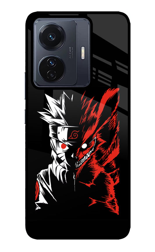 Naruto Two Face Vivo T1 Pro 5G Glass Case