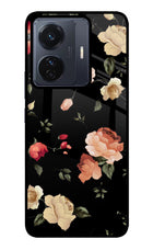 Flowers Vivo T1 Pro 5G Glass Case
