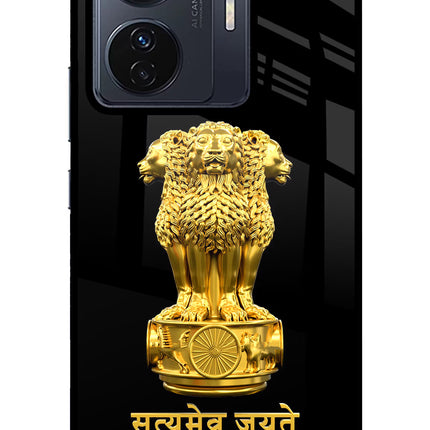 Satyamev Jayate Golden Vivo T1 Pro 5G Glass Case