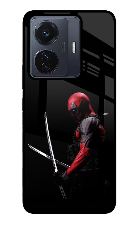 Deadpool Vivo T1 Pro 5G Glass Case
