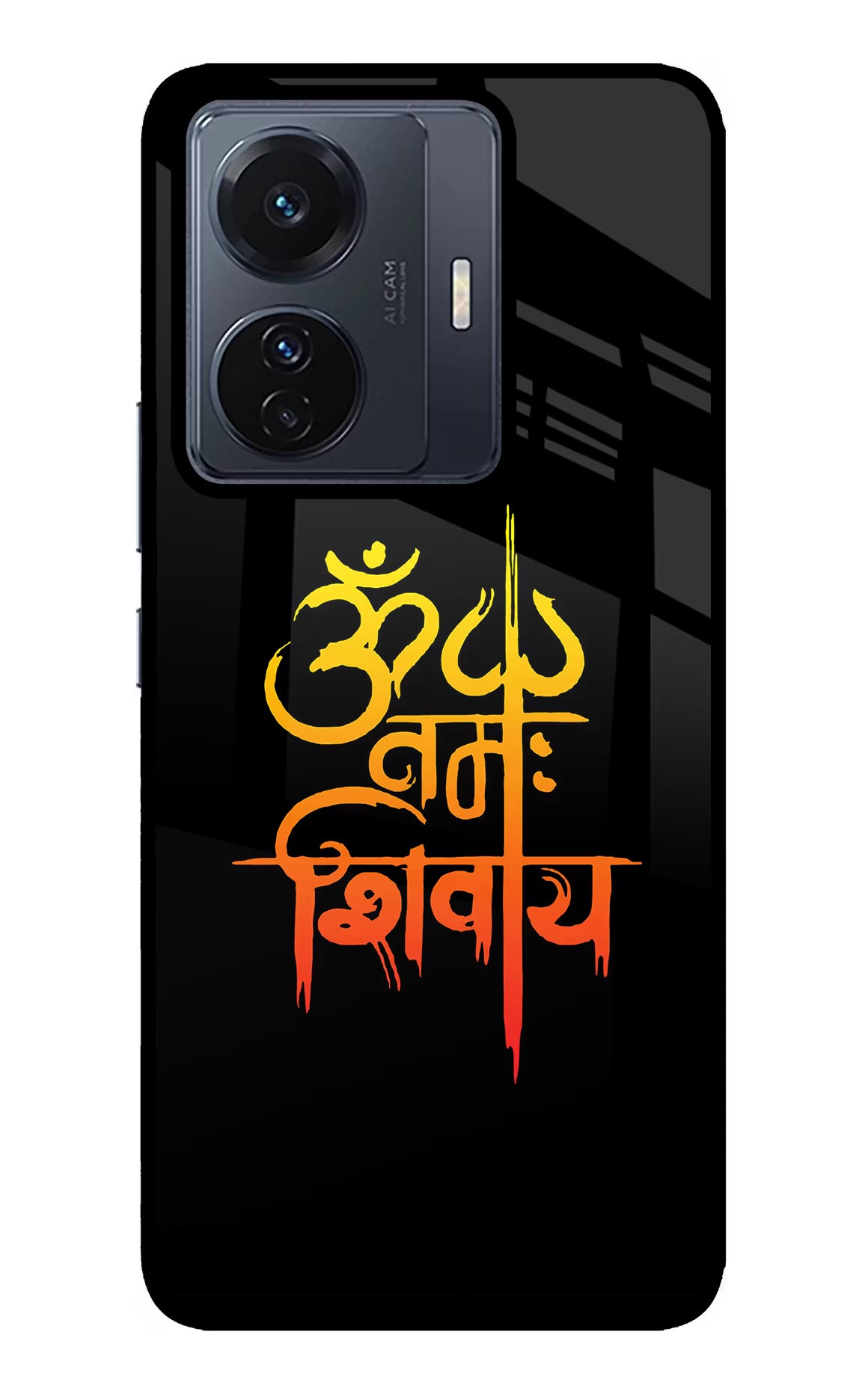 Om Namah Shivay Vivo T1 Pro 5G Glass Case