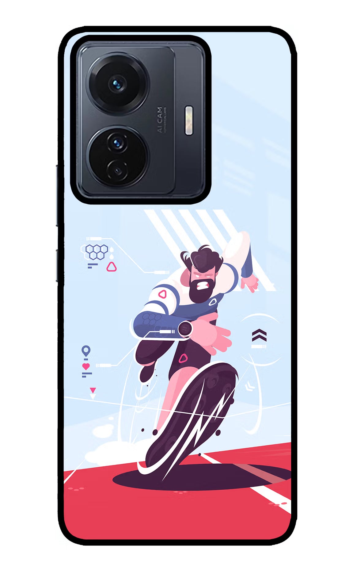 Run Pro Vivo T1 Pro 5G Glass Case