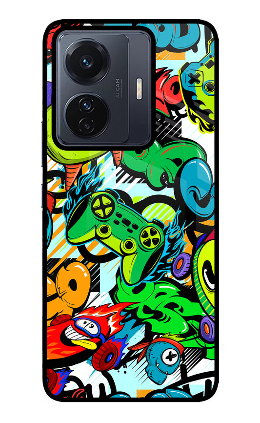Game Doodle Vivo T1 Pro 5G Glass Case