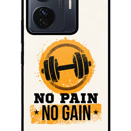 No Pain No Gain Vivo T1 Pro 5G Glass Case