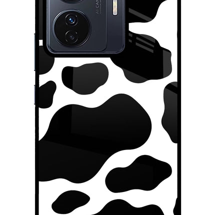Cow Spots Vivo T1 Pro 5G Glass Case