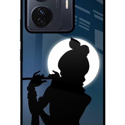 Shri Krishna Silhouette Vivo T1 Pro 5G Glass Case