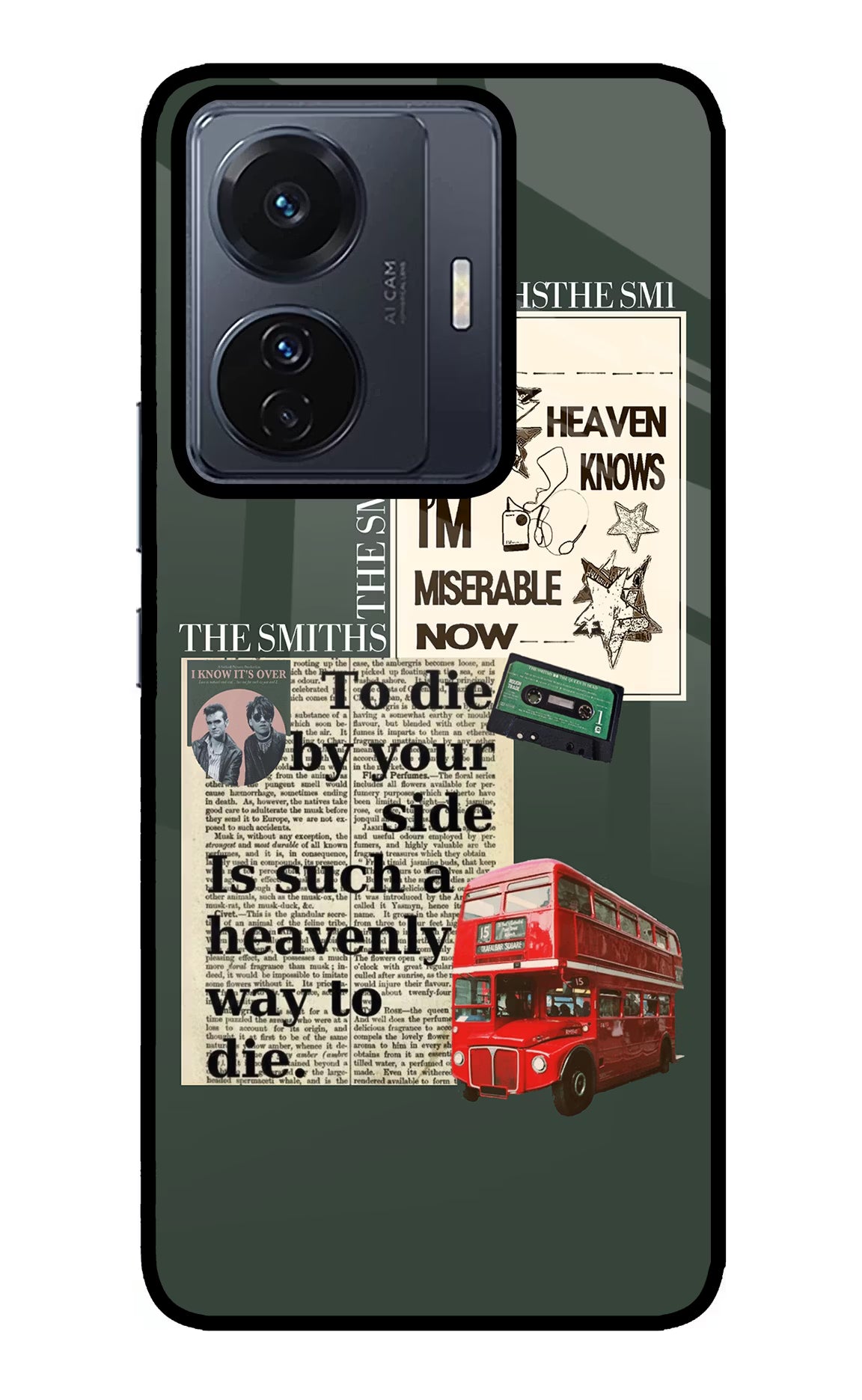 The Smiths Vivo T1 Pro 5G Glass Case Back Cover by Casekaro