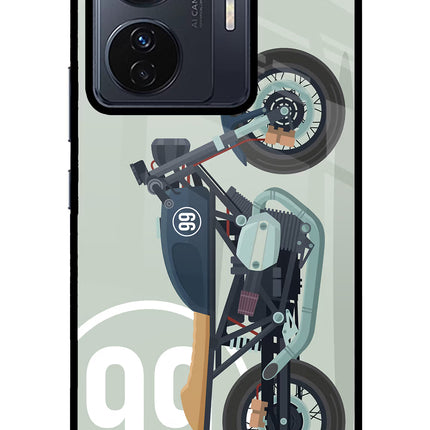 Classic Cafe Racer 99 Vivo T1 Pro 5G Glass Case