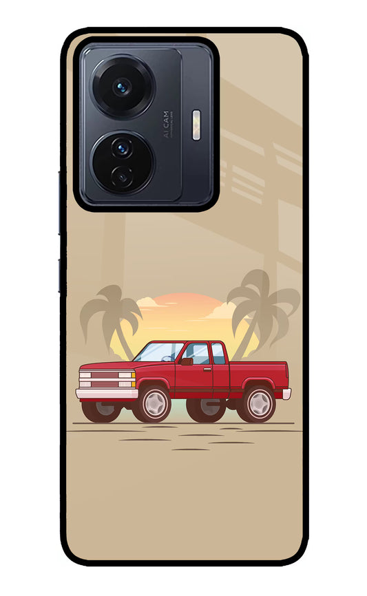 Desert Classic Drive Vivo T1 Pro 5G Glass Case