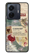 Cancer Zodiac Vivo T1 Pro 5G Glass Case