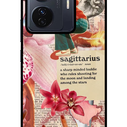 Sagittarius Zodiac Vivo T1 Pro 5G Glass Case