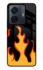 Fired Up – Black Vivo T1 Pro 5G Glass Case
