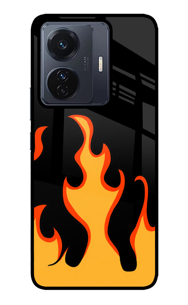 Fired Up – Black Vivo T1 Pro 5G Glass Case