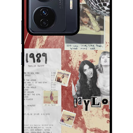 Taylor Swift Vivo T1 Pro 5G Glass Case