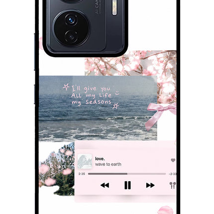 Wave to earth Vivo T1 Pro 5G Glass Case