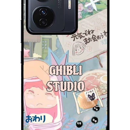 Studio Ghibli Vivo T1 Pro 5G Glass Case