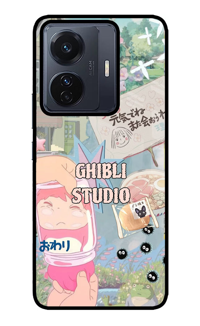 Studio Ghibli Vivo T1 Pro 5G Glass Case