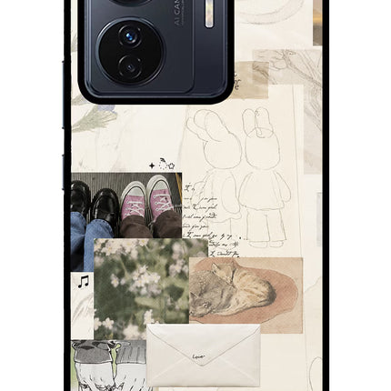 Soft Aesthetic Vivo T1 Pro 5G Glass Case