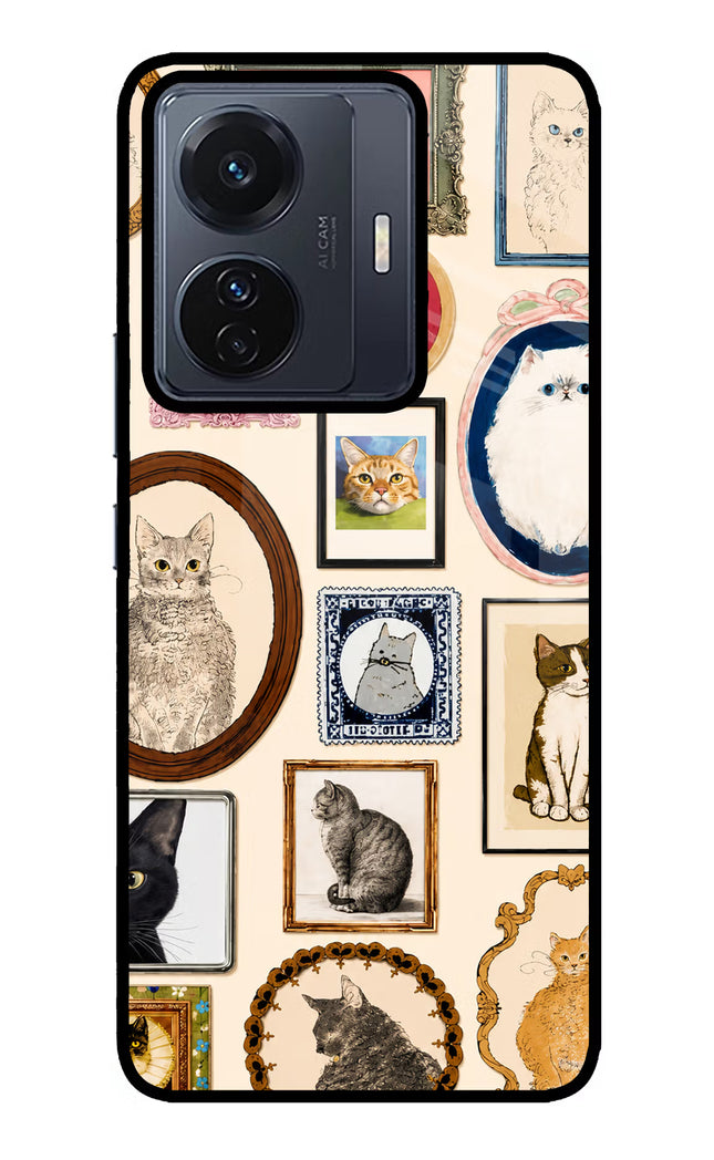 Mirror Cats Vivo T1 Pro 5G Glass Case