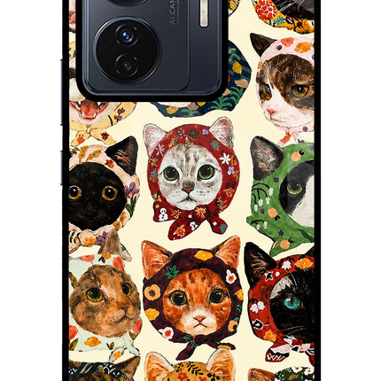 Cool Cat Vivo T1 Pro 5G Glass Case