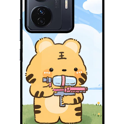 Tiger Treat Vivo T1 Pro 5G Glass Case