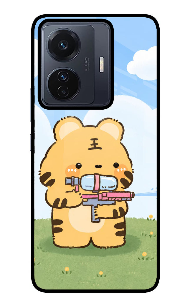 Tiger Treat Vivo T1 Pro 5G Glass Case