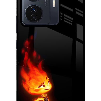 Ember Flame Vivo T1 Pro 5G Glass Case