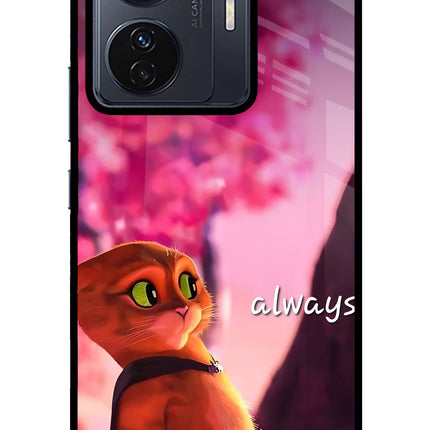Always Cat Vivo T1 Pro 5G Glass Case