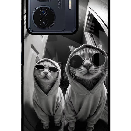 Hood Cats Vivo T1 Pro 5G Glass Case