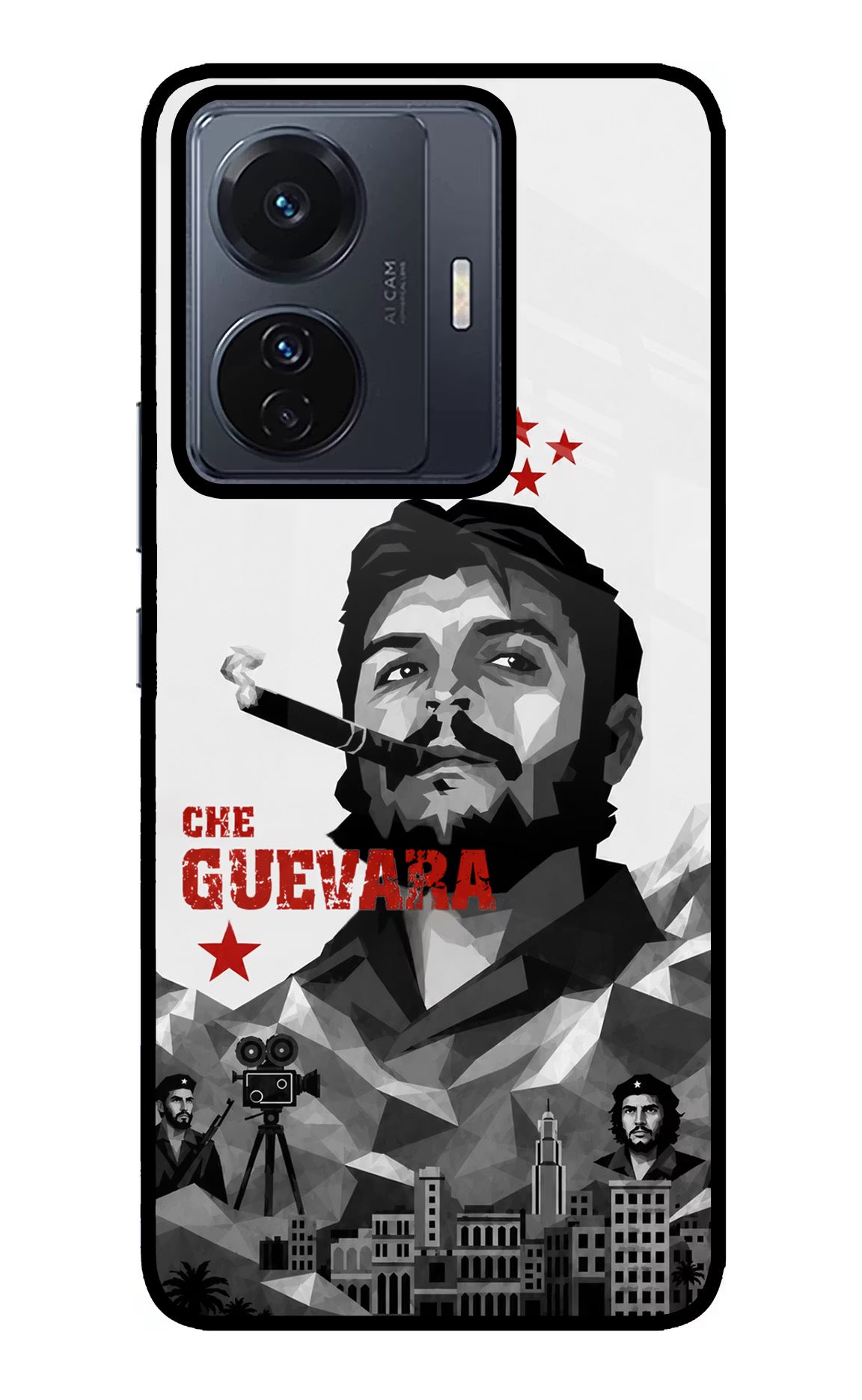 Che Guevara Iconic Vivo T1 Pro 5G Glass Case