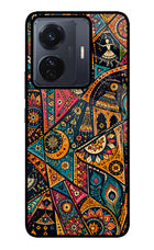 Folk Print Vivo T1 Pro 5G Glass Case