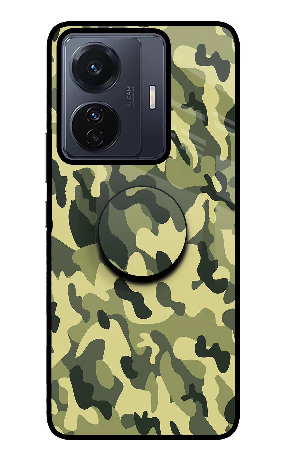 Camouflage Vivo T1 Pro 5G Pop Case by Casekaro
