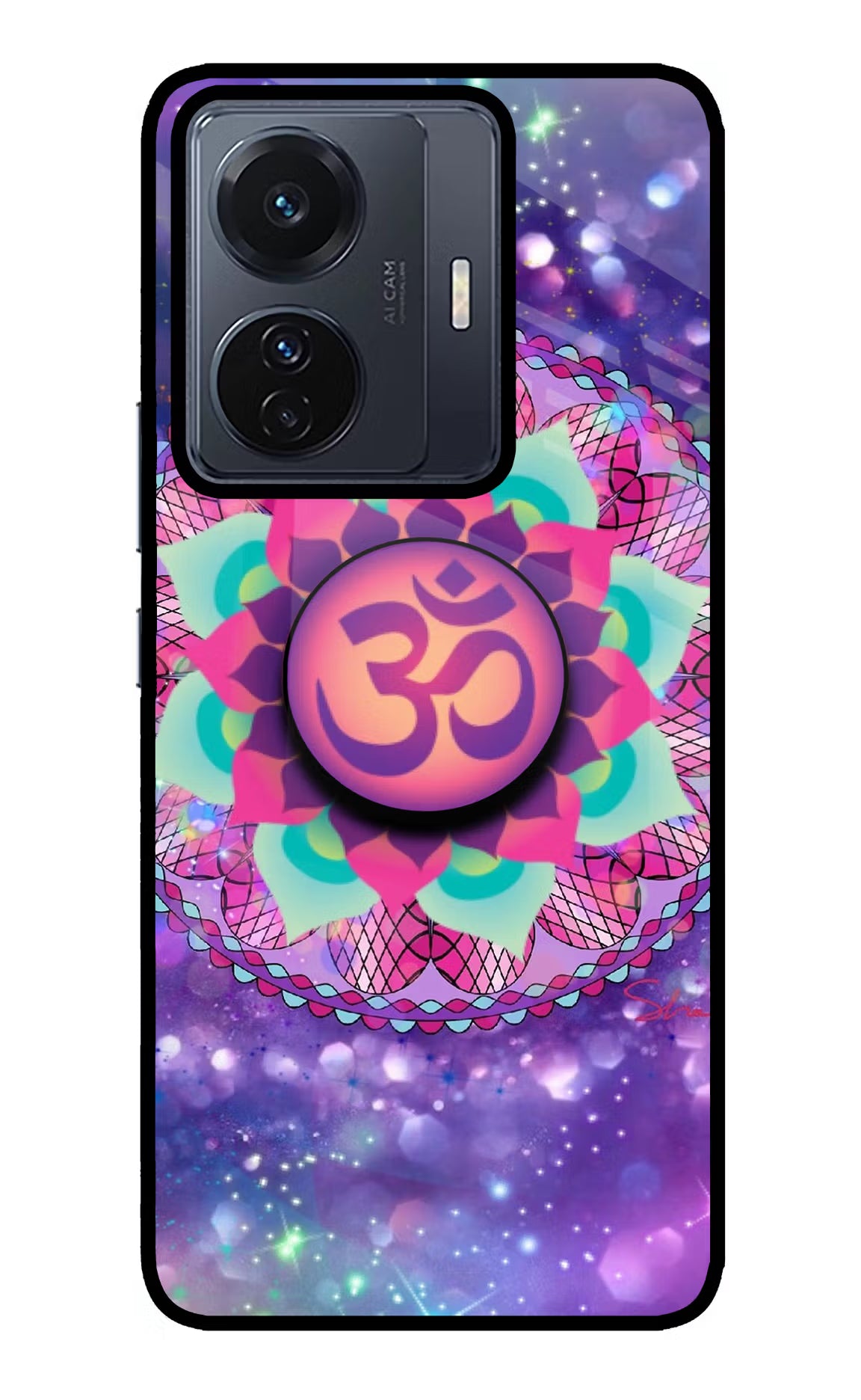 Om Purple Vivo T1 Pro 5G Pop Case by Casekaro